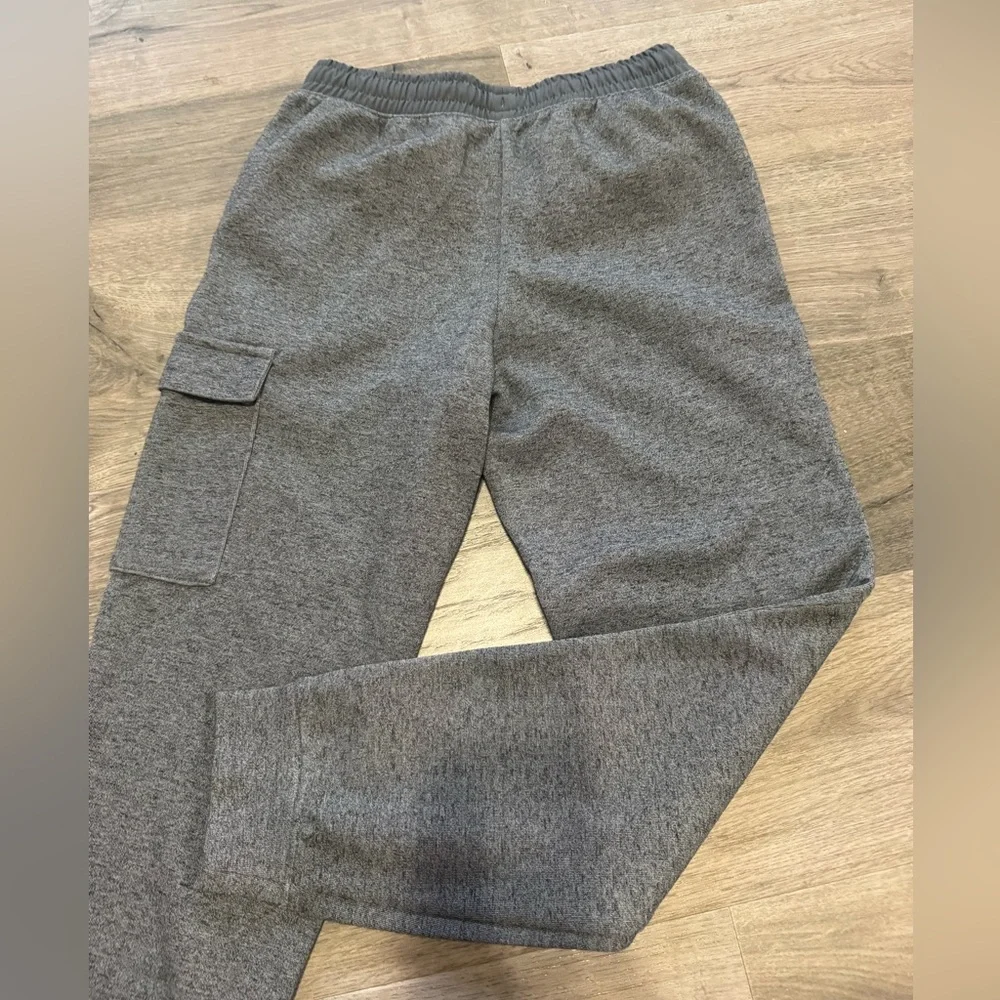 Boys Under Armour Charcoal Joggers